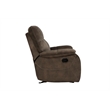 Pemberly Row Contemporary Shadow Brown Glider Recliner Two Pack