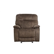 Pemberly Row Contemporary Shadow Brown Glider Recliner Two Pack