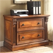 Pemberly Row 2 Drawers Lateral Brown Wood Filing Cabinet Easy Assembly