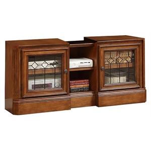 Pemberly Row 48&quot Traditional Wood Expandable Console in Brown
