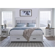 Pemberly Row 30.5'W Modern Bedroom 3 Drawer Nightstand in White