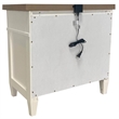 Pemberly Row 30.5'W Modern Bedroom 3 Drawer Nightstand in White