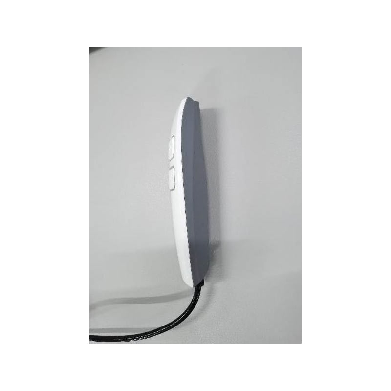 Pemberly Row Fabriac Haze Power Lift Recliner w/Articulating Headrest in Gray