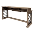 Pemberly Row Wood Everywhere Console Table in Sandstone Brown