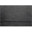 Pemberly Row Modern Fabric Power Reclining Sectional in Bizmark Gray