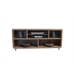 Pemberly Row Traditional Wood Open Multi-Purpose Console in Natural