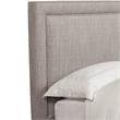 Pemberly Row Traditional Fabric King Bed in Cork Taupe/Brown