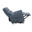 Pemberly Row Softy Azure Power Lift Recliner with Articulating Headrest