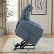 Pemberly Row Softy Azure Power Lift Recliner with Articulating Headrest
