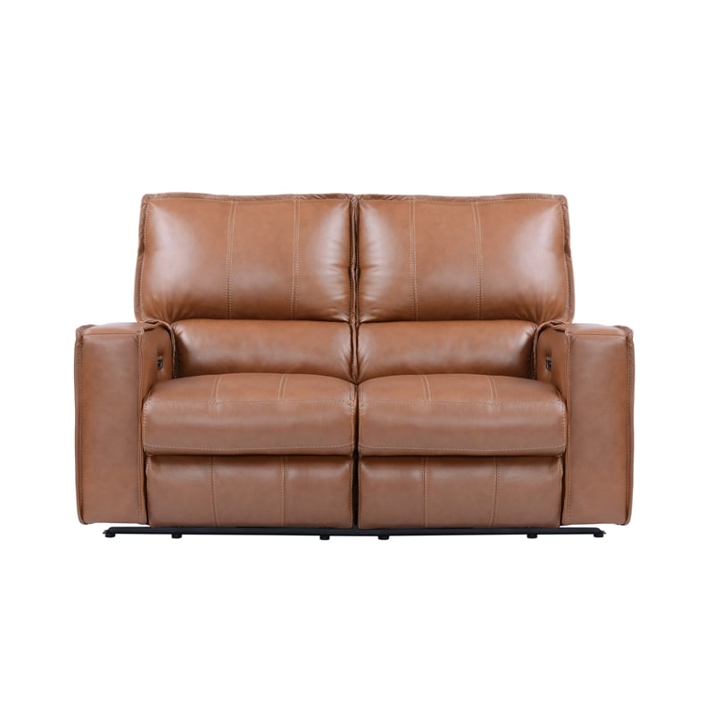 Pemberly Row Saddle Power Reclining Sofa Loveseat and Recliner