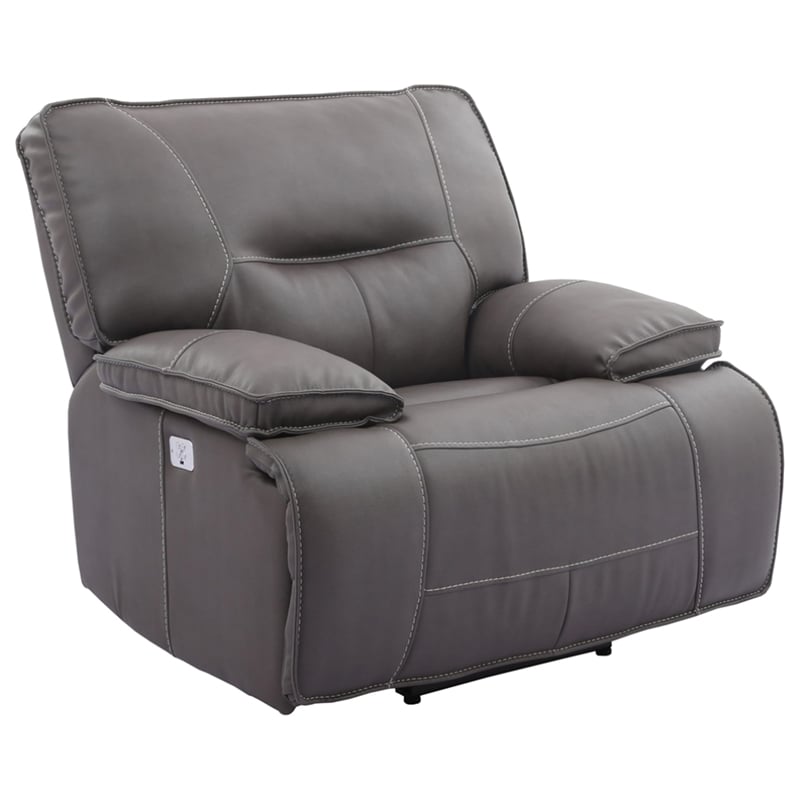 Pemberly Row Haze Power Reclining Sofa Loveseat and Recliner