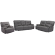 Pemberly Row Haze Power Reclining Sofa Loveseat and Recliner