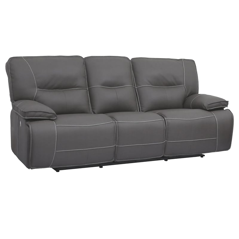 Pemberly Row Haze Power Reclining Sofa Loveseat and Recliner