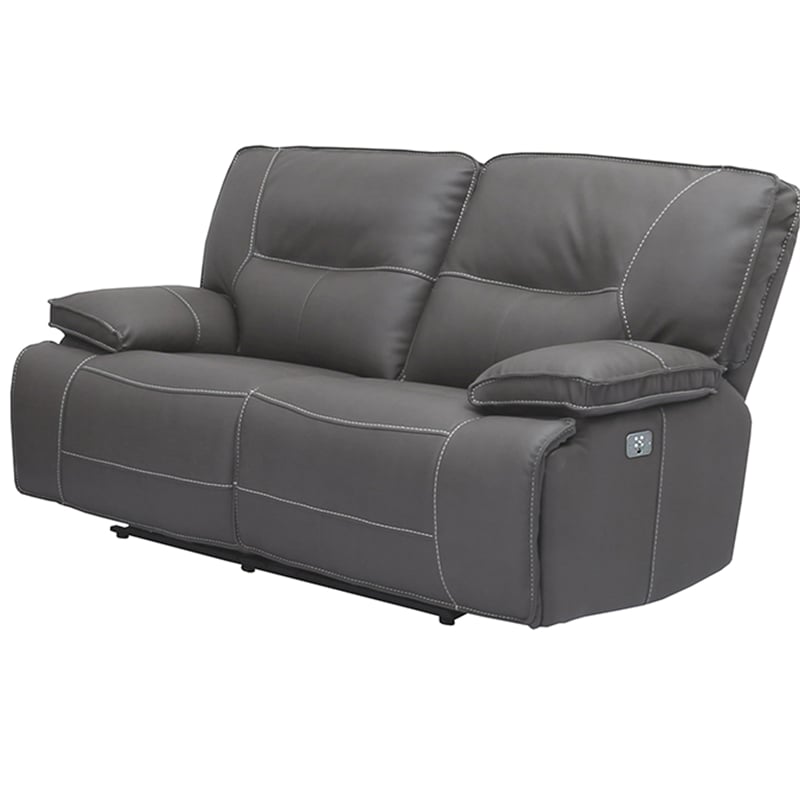 Pemberly Row Haze Power Reclining Sofa Loveseat and Recliner
