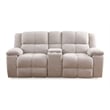 Pemberly Row Opal Taupe Manual Reclining Sofa Loveseat and Recliner