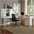 Pemberly Row 5 Piece L-Shape Desk with Lateral File and Hutch