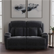 Pemberly Row Charcoal Power Reclining Sofa Loveseat and Recliner