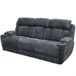 Pemberly Row Charcoal Power Reclining Sofa Loveseat and Recliner
