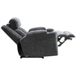 Pemberly Row Charcoal Power Reclining Sofa Loveseat and Recliner