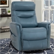 Pemberly Row Softy Azure Articulating Headrest Power Lift Recliner 2Pack