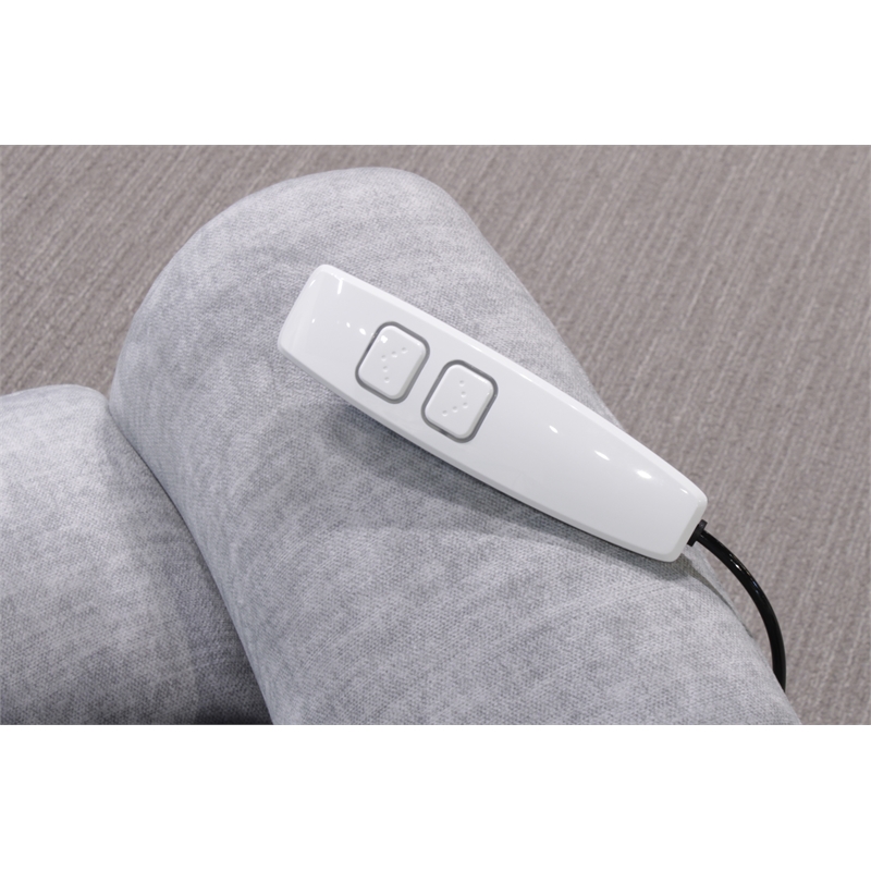 Pemberly Row Softy Azure Articulating Headrest Power Lift Recliner 2Pack