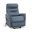 Pemberly Row Softy Azure Articulating Headrest Power Lift Recliner 2Pack