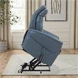 Pemberly Row Softy Azure Articulating Headrest Power Lift Recliner 2Pack