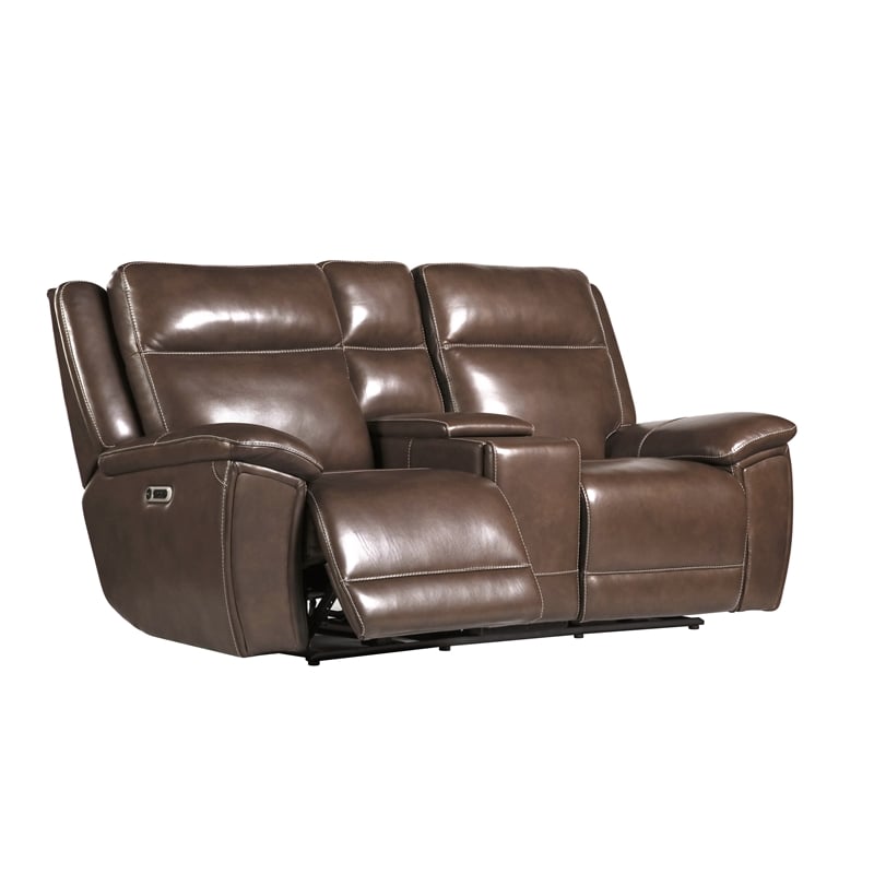 Pemberly Row Hickory Power Reclining ZG Sofa Loveseat Recliner