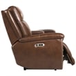 Pemberly Row Hickory Power Reclining ZG Sofa Loveseat Recliner