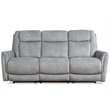 Pemberly Row Hudson Grey Power Reclining Sofa Loveseat and Recliner
