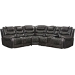 Pemberly Row Stallion 6PC Power Reclining Sectional with Drop Down Table