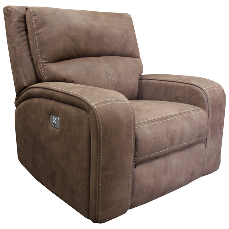 Pemberly Row Kahlua Power Reclining Sofa Loveseat and Recliner