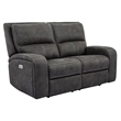 Pemberly Row Slate Power Reclining Sofa Loveseat and Recliner