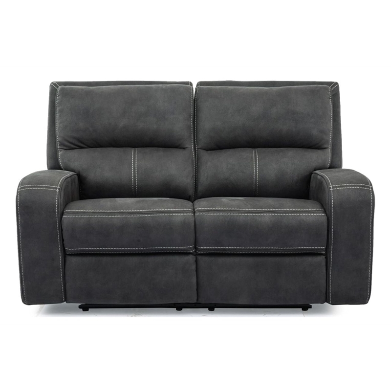 Pemberly Row Slate Power Reclining Sofa Loveseat and Recliner