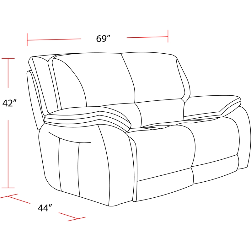 Pemberly Row Burnt Sienna Power Reclining Sofa Loveseat and Recliner