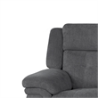 Pemberly Row Bristol Grey 6PC Power Adj. Headrests Reclining Sectional