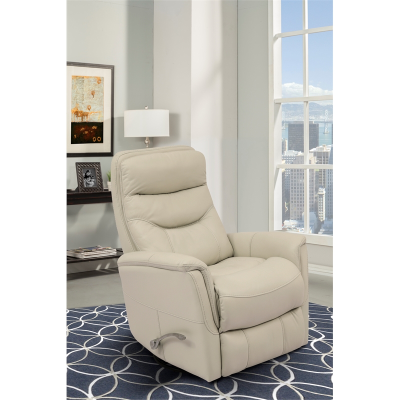 Pemberly Row Softy Ivory Articulating Headrest Power Lift Recliner 2Pack