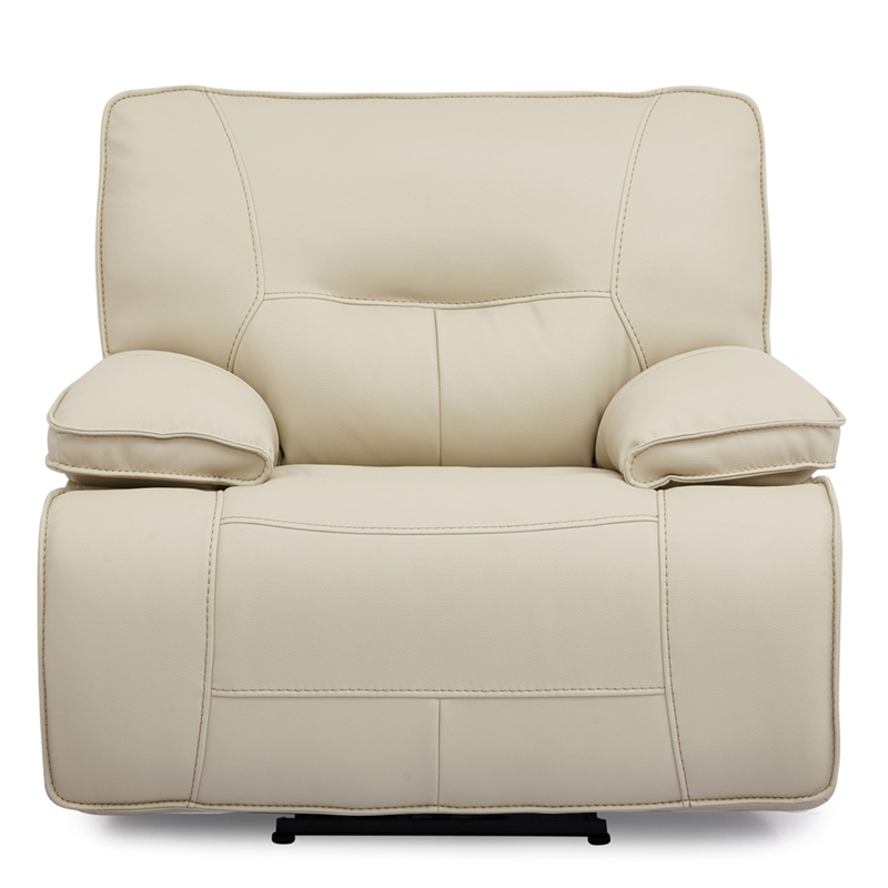 Pemberly Row Oyster Power Reclining Sofa Loveseat and Recliner