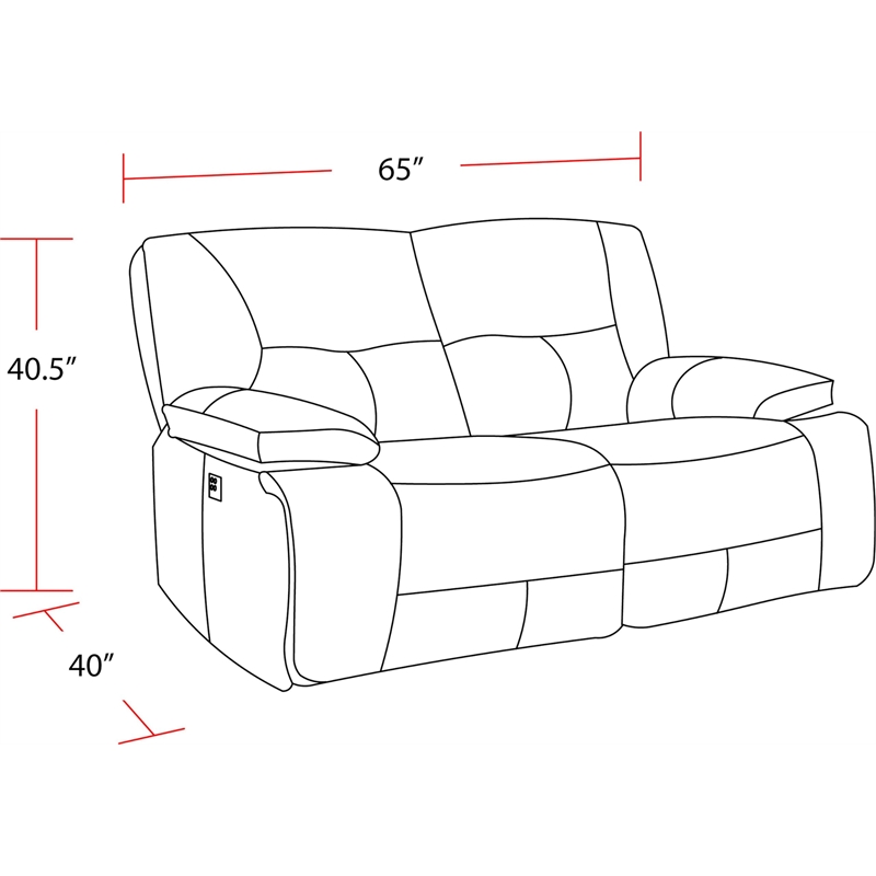 Pemberly Row Oyster Power Reclining Sofa Loveseat and Recliner