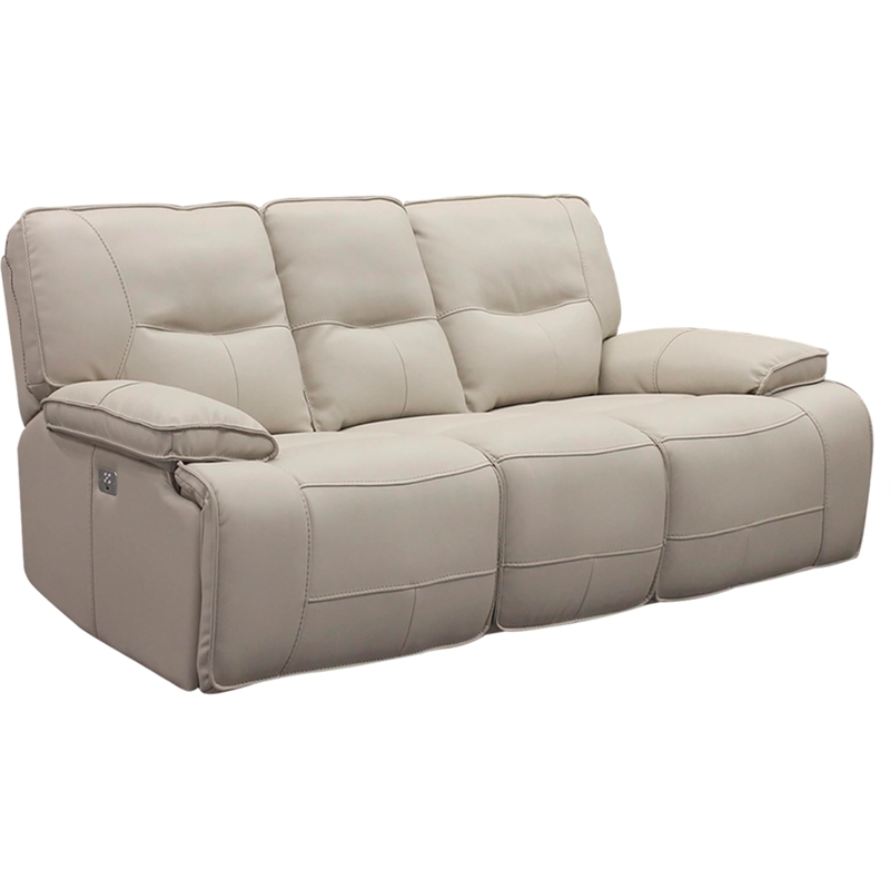 Pemberly Row Oyster Power Reclining Sofa Loveseat and Recliner