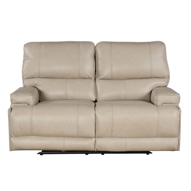 Pemberly Row Linen Power Reclining Sofa Loveseat and Recliner