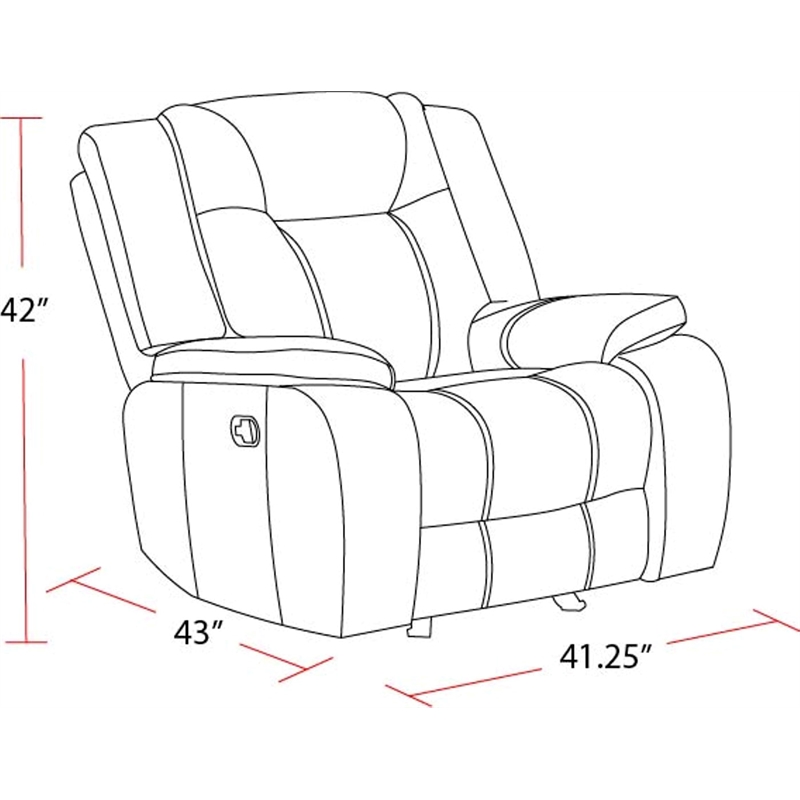 Pemberly Row Desert Taupe Manual Reclining Sofa and Recliner