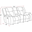 Pemberly Row Desert Taupe Manual Reclining Sofa and Loveseat
