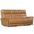 Pemberly Row Lucca Butterscotch Power Reclining Sofa and Loveseat
