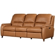 Pemberly Row Caramel Cream Power Reclining Sofa and 2 Recliners
