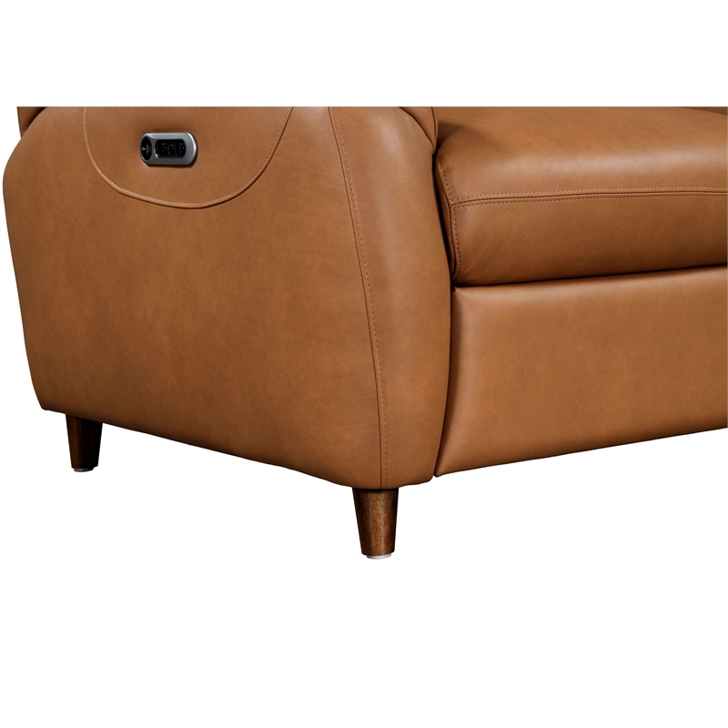 Pemberly Row Caramel Cream Power Reclining Sofa and 2 Recliners