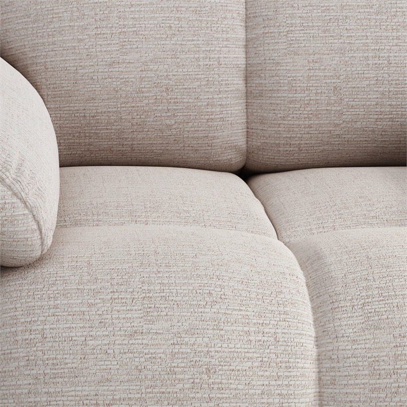Pemberly Row Opal Taupe Manual Glider Reclining Sofa and Two Recliners