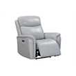 Pemberly Row Seamist Grey Power Reclining Sofa and Two Recliners