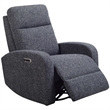 Pemberly Row Natural Beauty Denim Power Swivel Glider Recliner 2 Pack