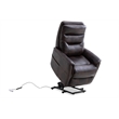 Pemberly Row Truffle Power Lift Recliner Articulating Headrest Two Pack
